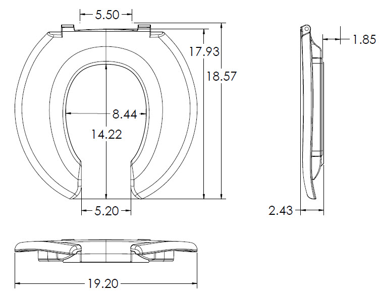 Toilet Seat Cover Measurements baby toilet kids